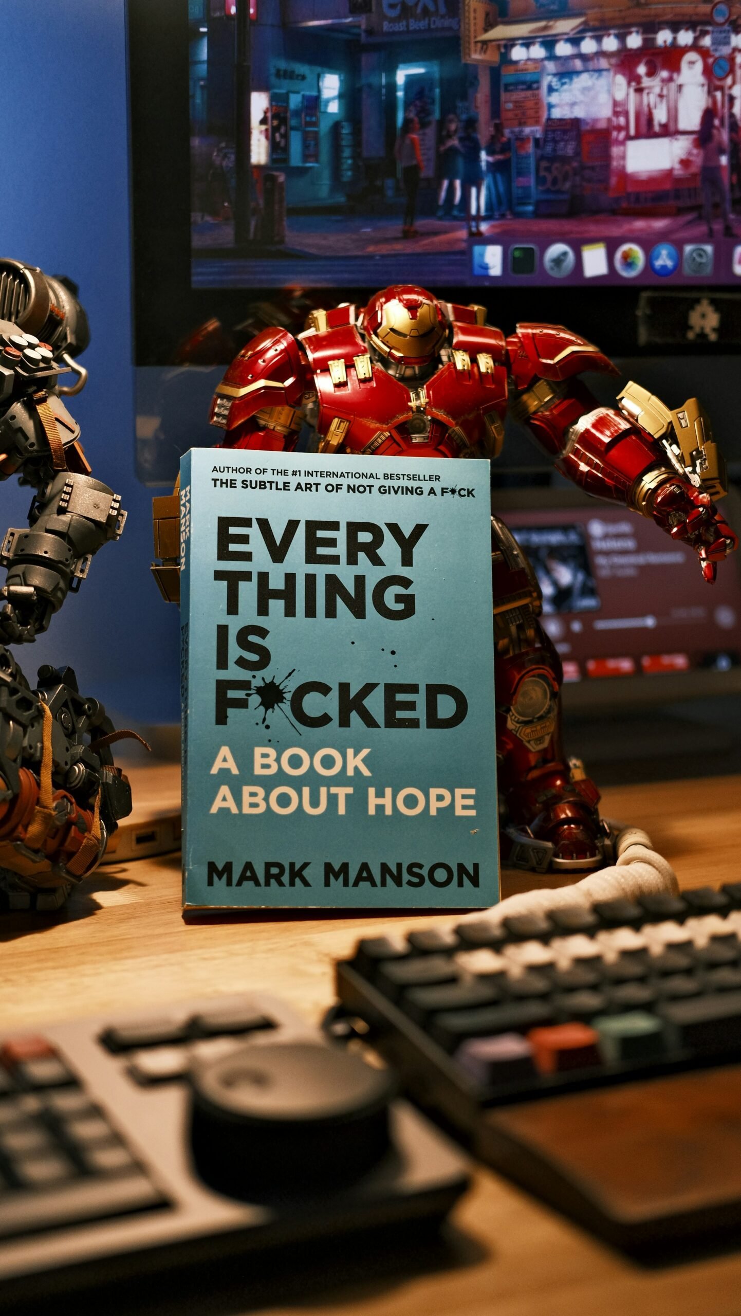 a sign that says every thing is f k d a book about hope
