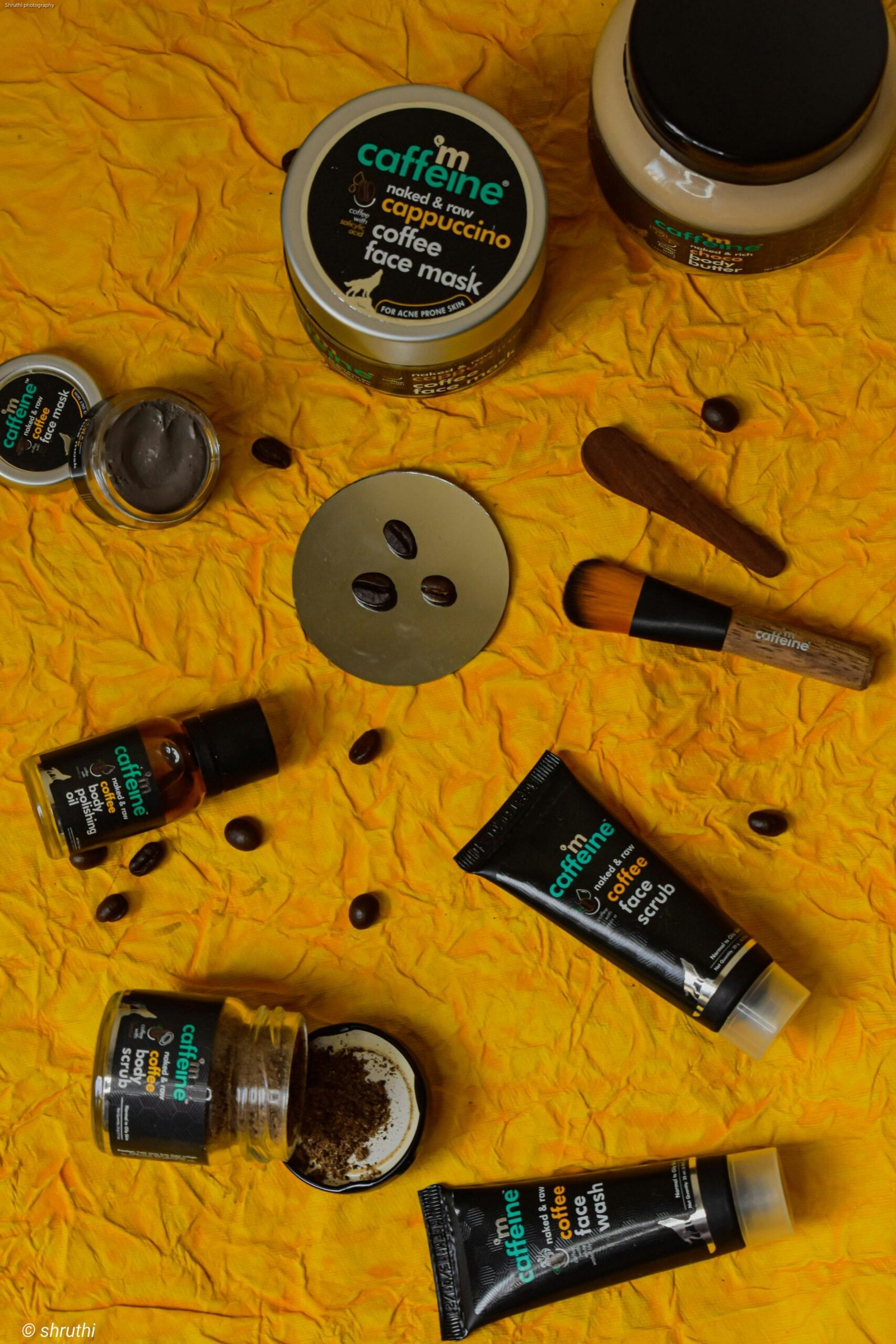 nivea men spray bottle on yellow table